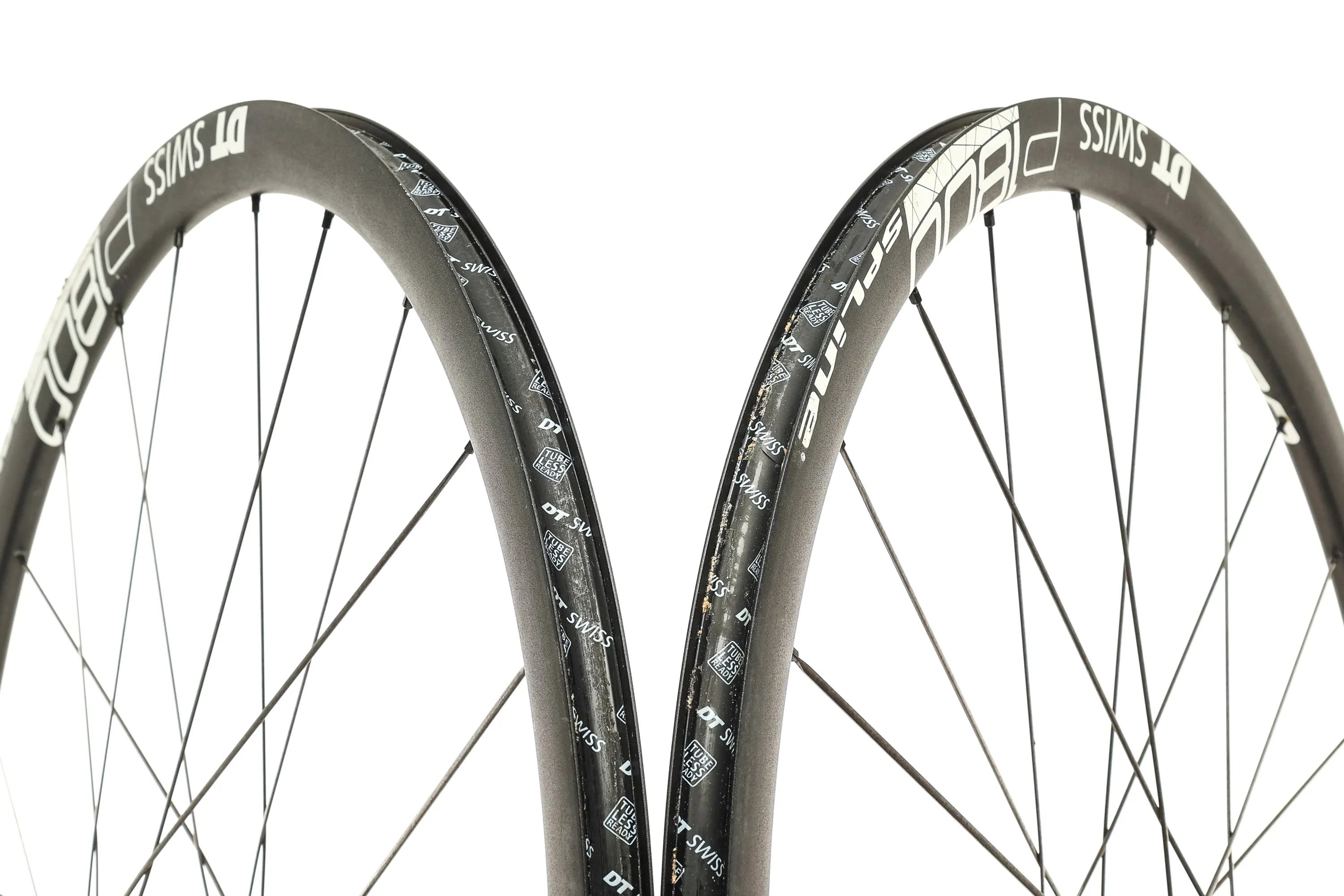 DT Swiss P1800 Spline Aluminum Tubeless 700c Wheelset