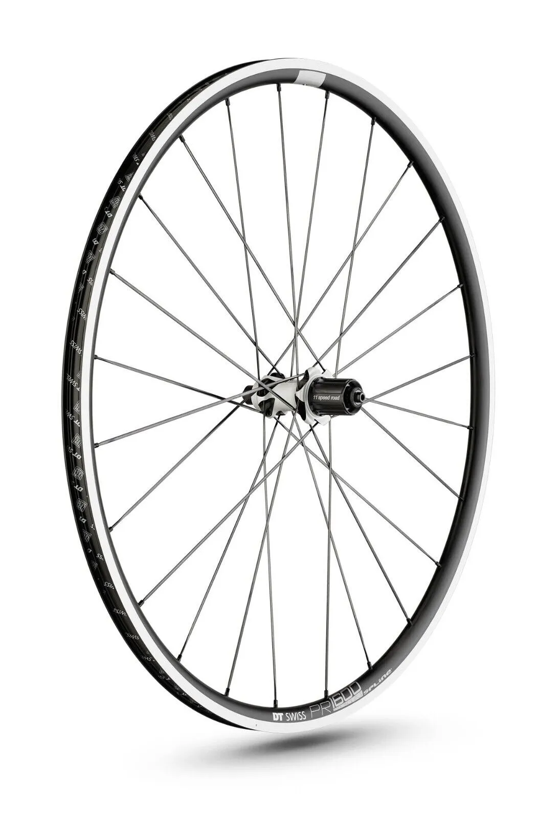 DT Swiss PR 1600 SPLINE 23 - Rear Wheel - 9mm Quick Release - Rim Brake