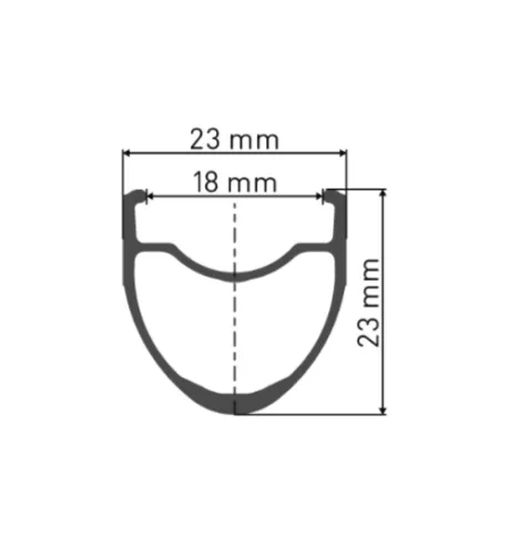 DT Swiss PR 1600 SPLINE 23 - Rear Wheel - 9mm Quick Release - Rim Brake