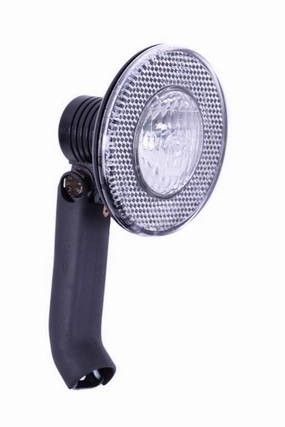 DYNAMO FRONT CYCLE LIGHT B & M LUMOTEC HALOGEN DYNAMO 17 LUX BRIGHT   REFLECTOR