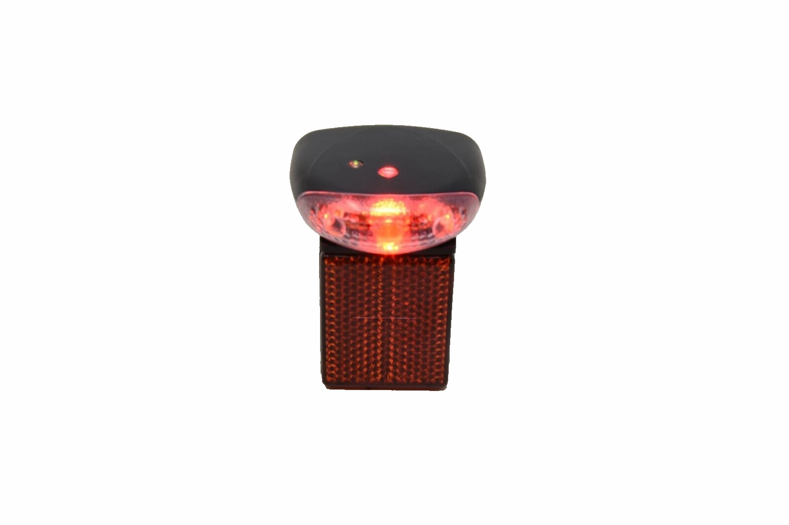 Easy fit clip on Bicycle Rear 3 LED Light Lamp Seat Post Fit 25.4mm   Reflector