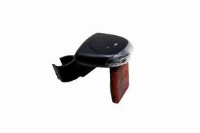 Easy fit clip on Bicycle Rear 3 LED Light Lamp Seat Post Fit 25.4mm   Reflector