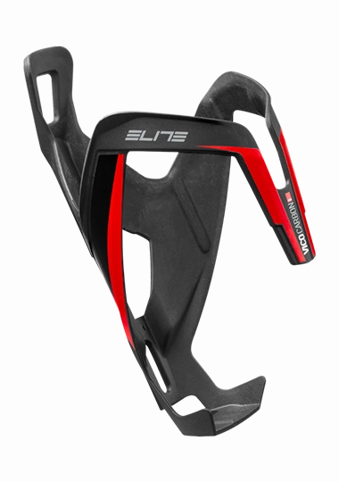 Elite Vico Carbon Botte Cage (Mat-Red Graphic)