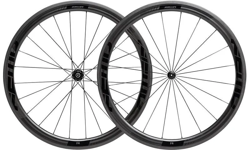FFWD F4R FCC Carbon Tubeless Ready Rim Brake Wheel - Shimano (Matt Black)