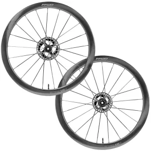FFWD Raw 44 Carbon Tubeless Ready Disc Brake Wheel - Shimano (Glossy Black)