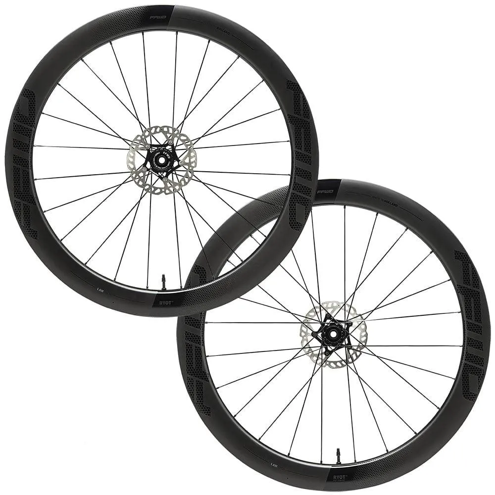 FFWD Ryot55 DT350 Carbon Tubeless Ready Disc Brake Wheel - Shimano/SRAM (Matt Black)