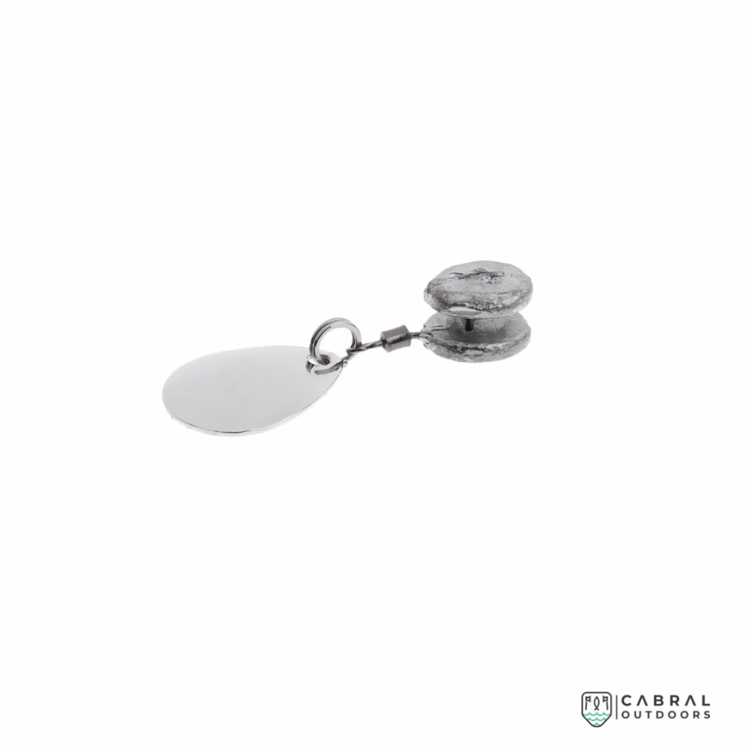 Frog weight with spinner | 7g | 4pcs