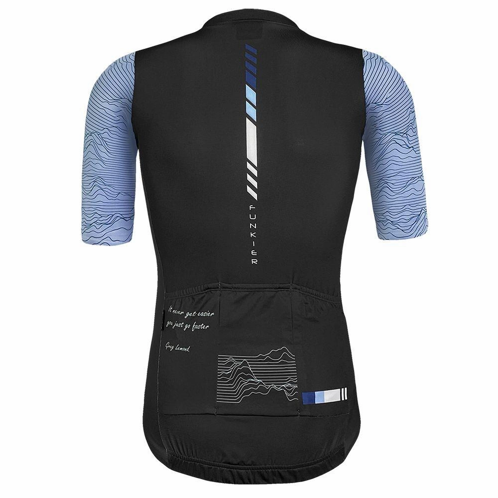 Funkier Mello Elite Mens Cycling Jersey (Blue/Black)