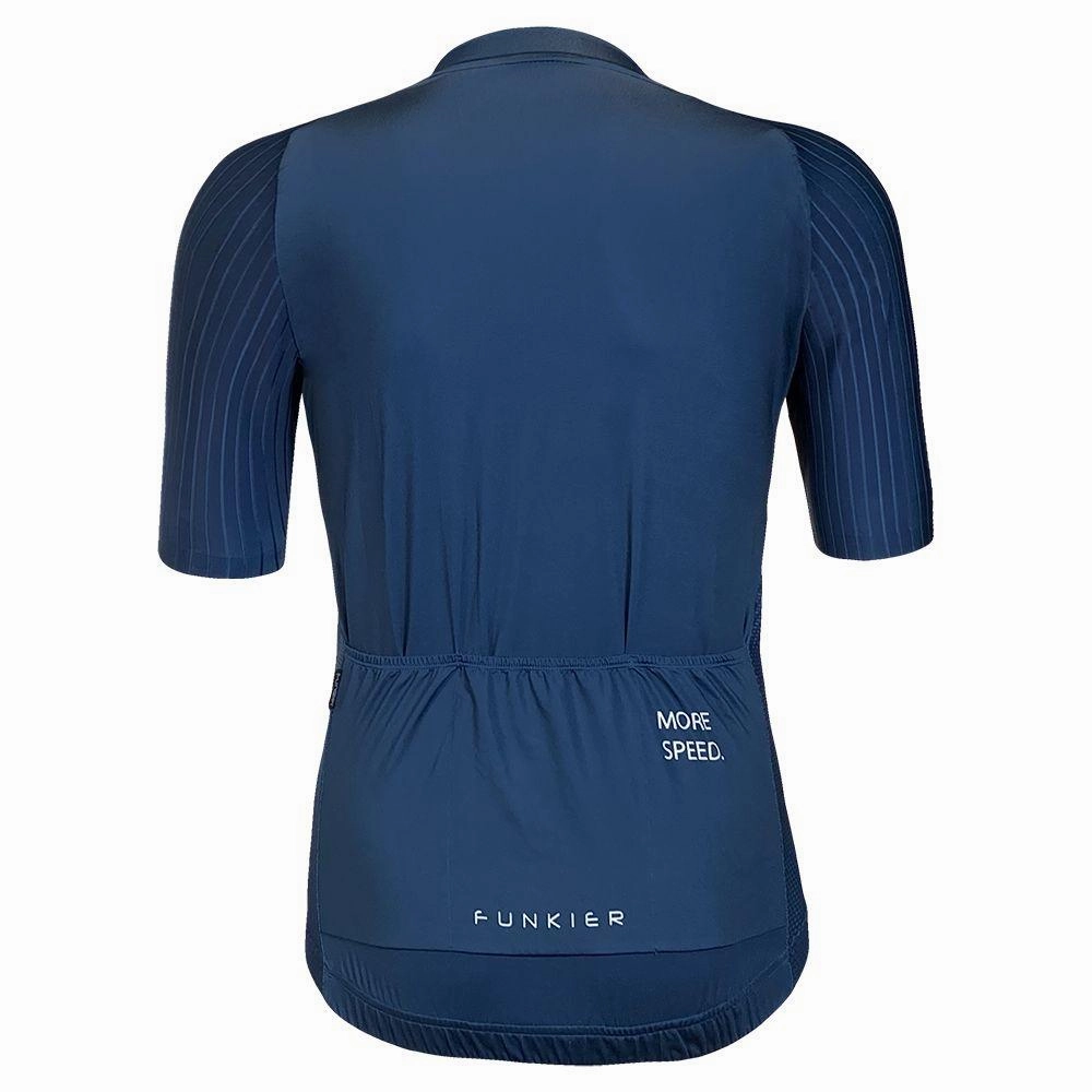 Funkier Rocco Elite Mens Cycling Jersey (Blue)