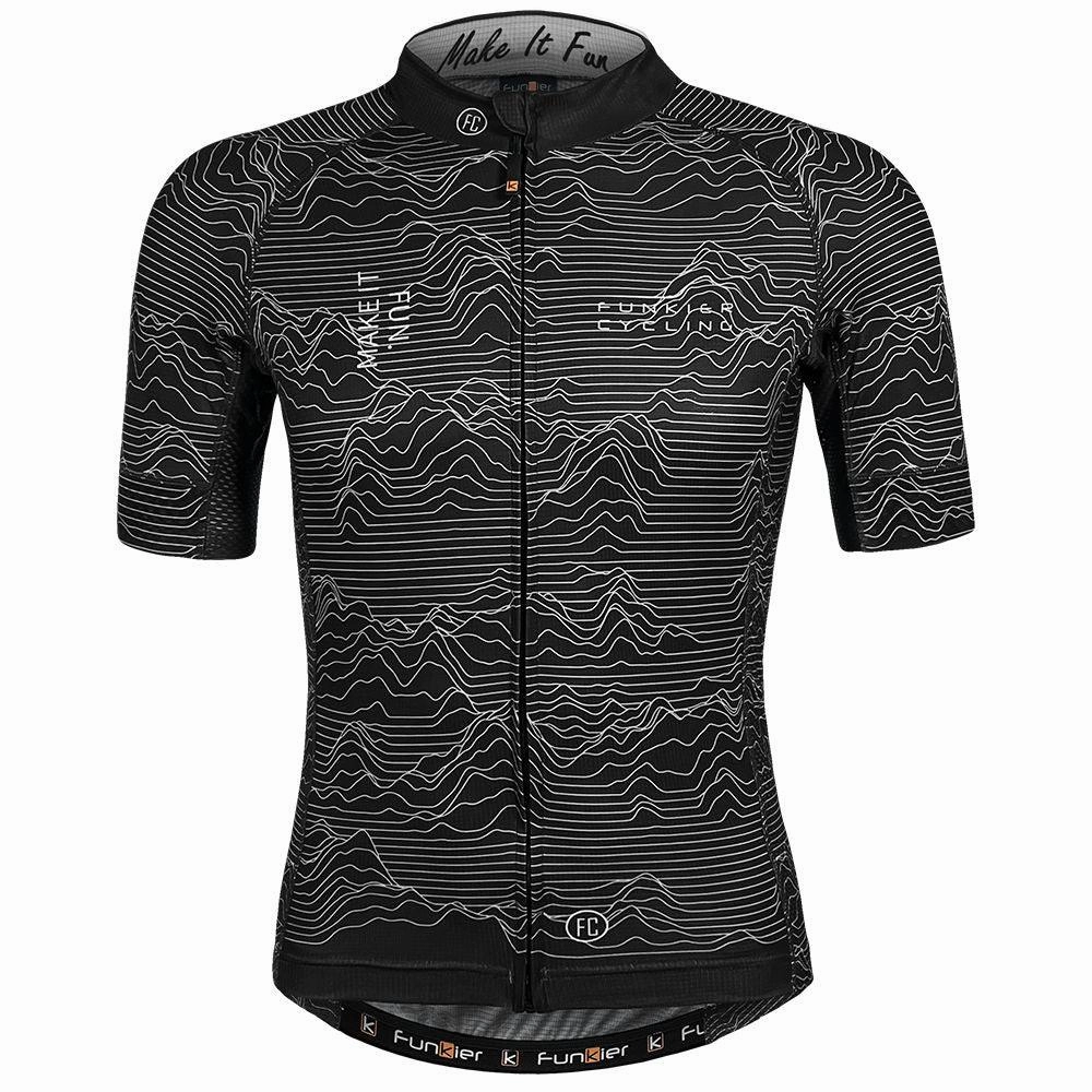 Funkier Rossini Pro Mens Cycling Jersey (Black)