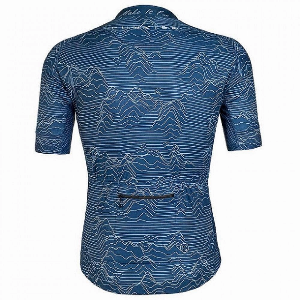 Funkier Rossini Pro Mens Cycling Jersey (Blue)