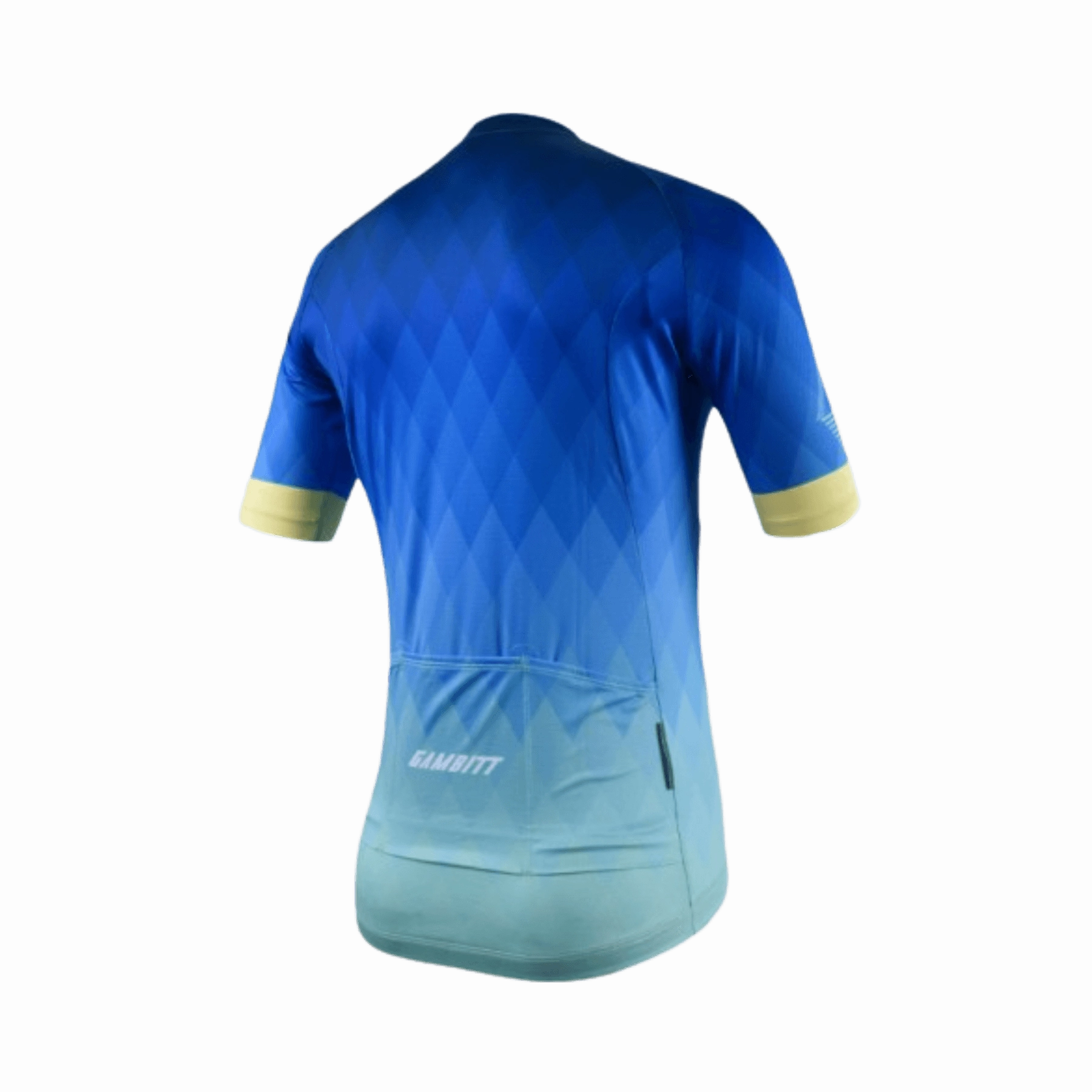 Gambitt Classic Mens Cycling Jersey (Cerulean Yellow)