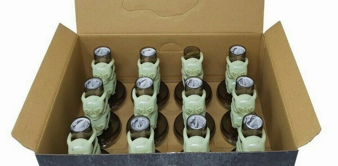 GENUINE SKULLY SKULL GLOW IN THE DARK BIKE LIGHT  CHOOSE FROM 1 OR 12 LIGHTS