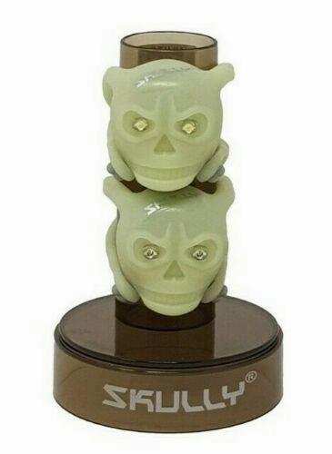 GENUINE SKULLY SKULL GLOW IN THE DARK BIKE LIGHT  CHOOSE FROM 1 OR 12 LIGHTS
