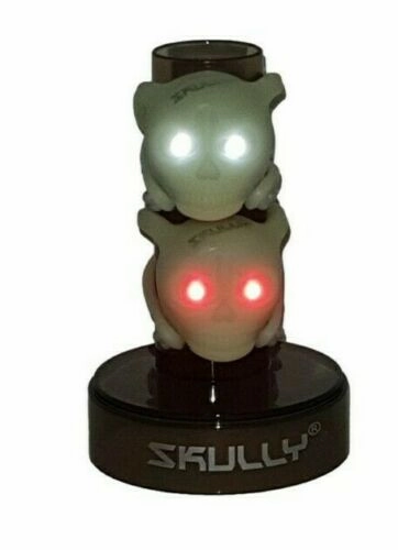 GENUINE SKULLY SKULL GLOW IN THE DARK BIKE LIGHT  CHOOSE FROM 1 OR 12 LIGHTS
