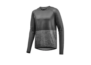 Giant Transfer LS Mens Cycling Jersey (Black/Grey)