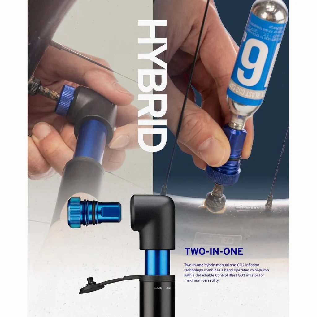 Giant Control Go HV Hybrid Mini Pump   CO2 Inflator