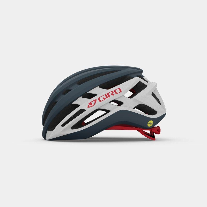 Giro Agilis Mips Road Cycling Helmet (Matte Midnight/White/Bright Red)