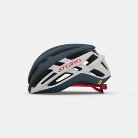 Giro Agilis Mips Road Cycling Helmet (Matte Midnight/White/Bright Red)