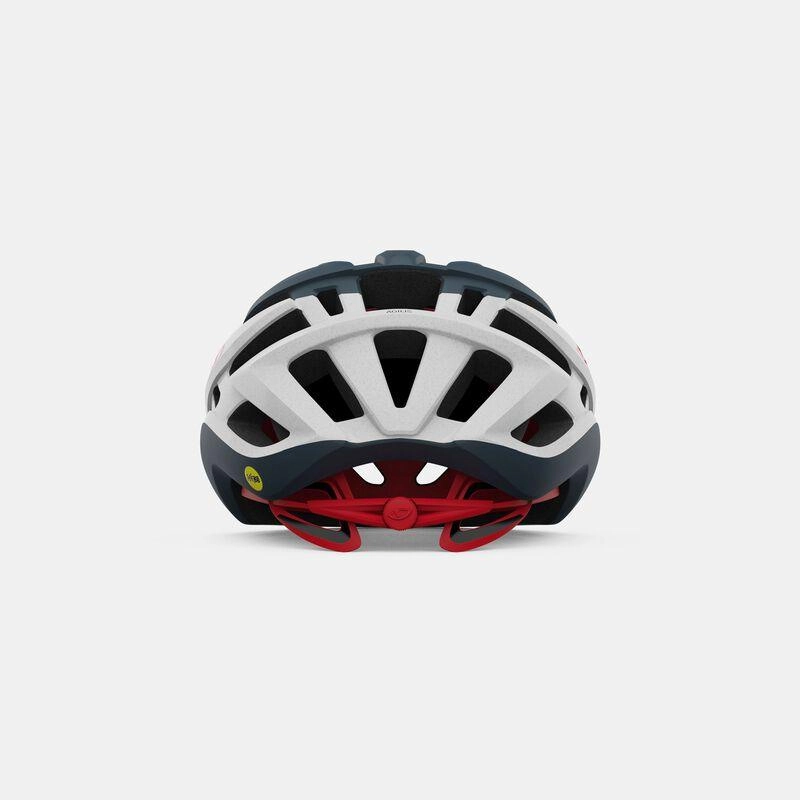 Giro Agilis Mips Road Cycling Helmet (Matte Midnight/White/Bright Red)