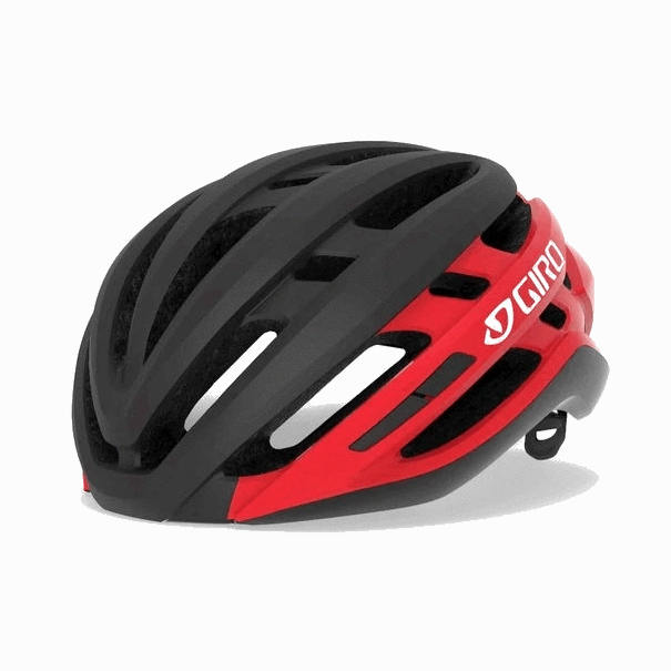 Giro Agilis Road Cycling Helmet (Matte Black/Bright Red)