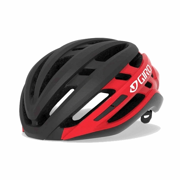 Giro Agilis Road Cycling Helmet (Matte Black/Bright Red)