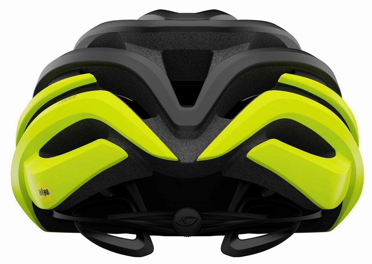 Giro Cinder MIPS Road Cycling Helmet (Matte Black Fade/Highlight Yellow)