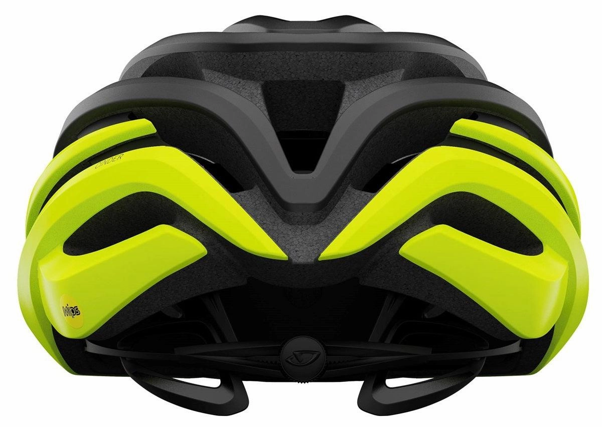 Giro Cinder MIPS Road Cycling Helmet (Matte Black Fade/Highlight Yellow)