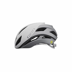 Giro Eclipse Spherical MIPS Road Cycling Helmet (Matte White/Silver)