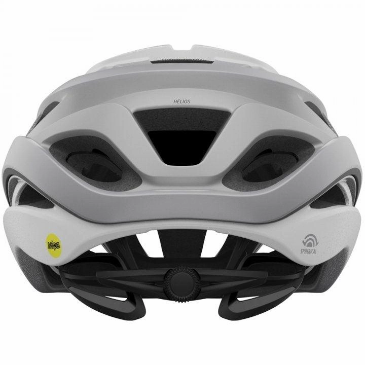 Giro Helios Spherical MIPS Road Cycling Helmet (Matte White/Silver Fade)