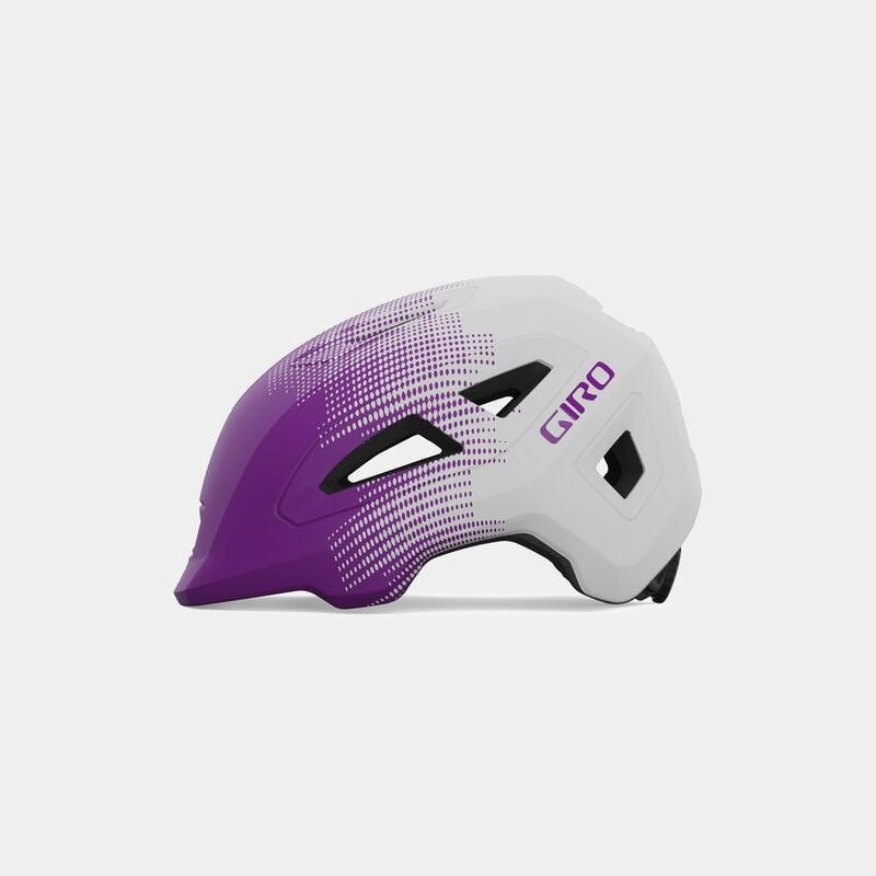 Giro Scamp II Kids Cycling Helmet (Matte Purple Towers)