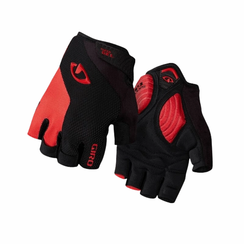 Giro Strade Dure Supergel Mens Cycling Gloves (Black/Bright Red)