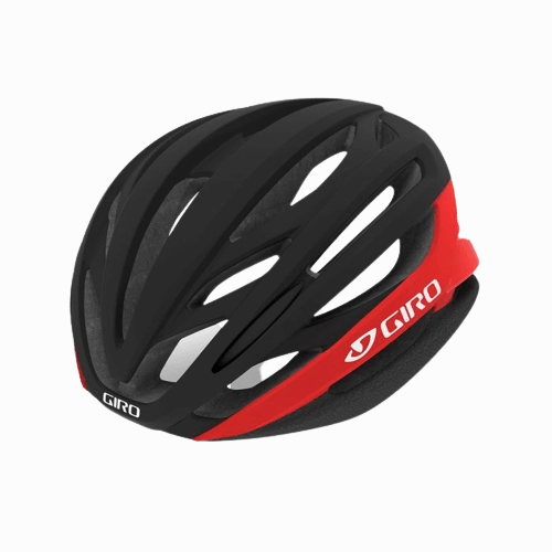 Giro Syntax MIPS Road Cycling Helmet (Matte Black/Bright Red)