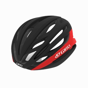 Giro Syntax MIPS Road Cycling Helmet (Matte Black/Bright Red)