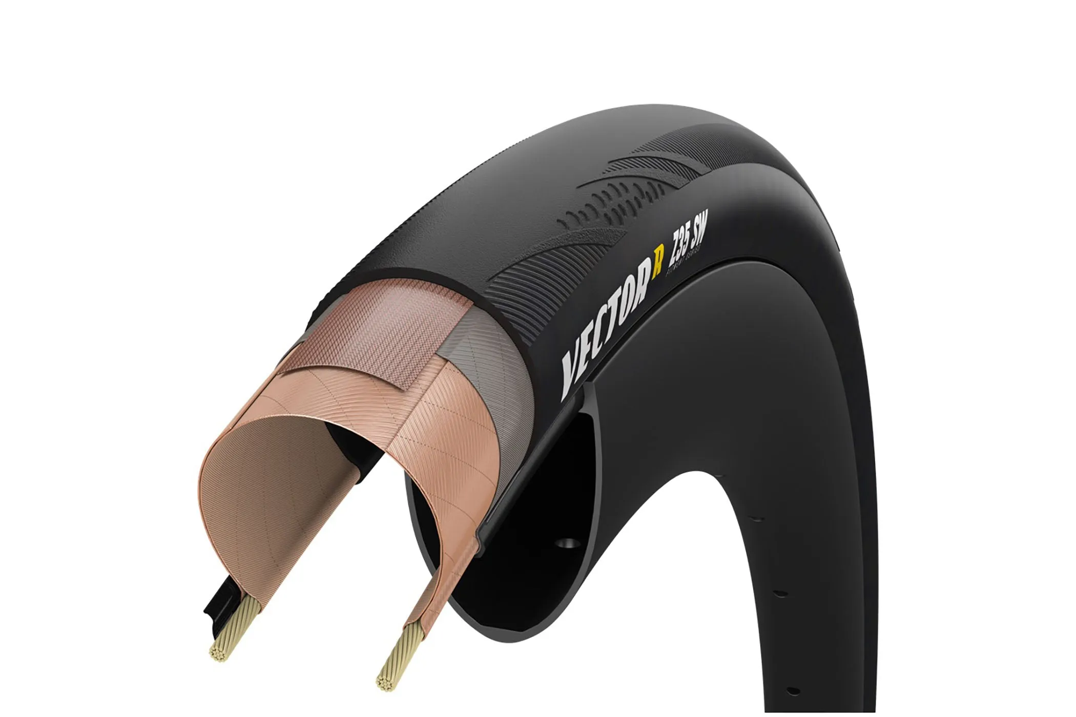 Goodyear VectorR Z 30/35 SW Tire 700c Tubeless Designed for ZIPP Rims