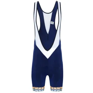 Heini Elite 406 Men's Cycling Bibshorts (Blue/White)