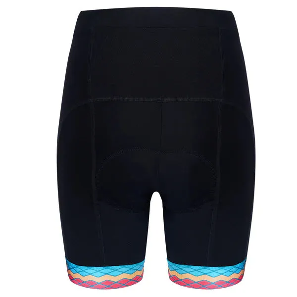 Heini Siena 408 Women's Cycling Shorts (Black/Print)
