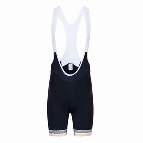 Heini Diamond 407 Men's Cycling Bibshorts (Black/White)
