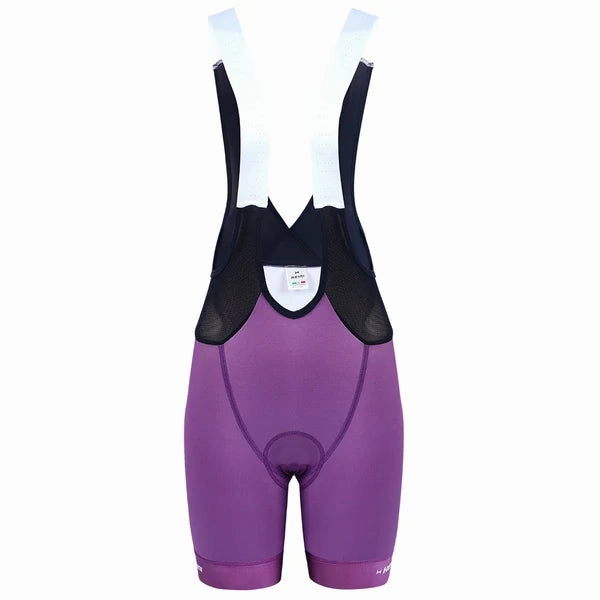 Heini Stelvio 426 Women's Cycling Bibshorts (Black/White/Violet)