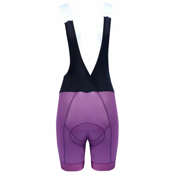 Heini Stelvio 426 Women's Cycling Bibshorts (Black/White/Violet)