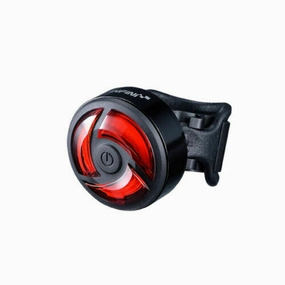 INFINI TURBO 5 MODES REAR SUPER BRIGHT CIRCULAR BLACK HELMET LIGHT