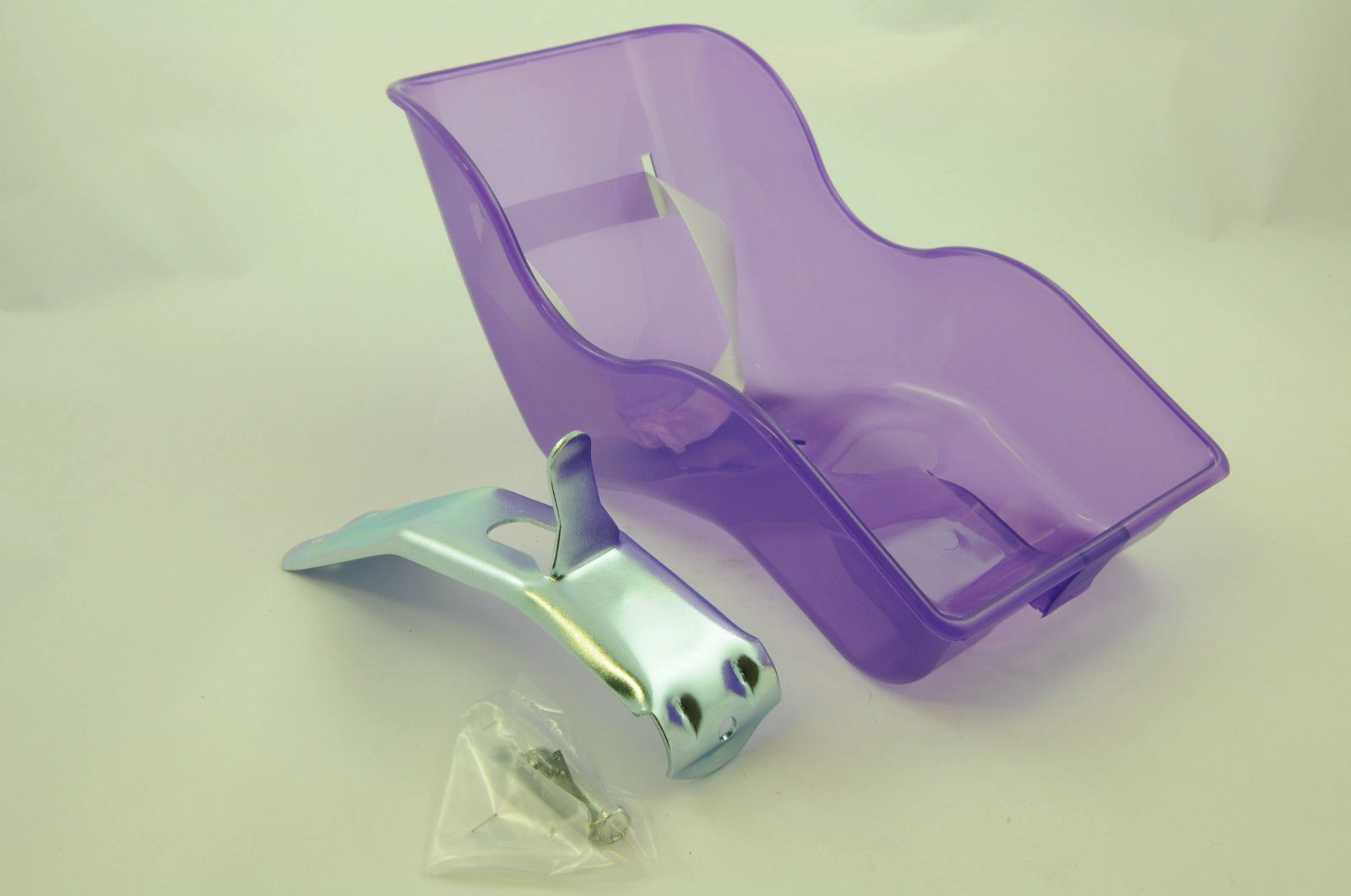 KIDDIES BIKE ACCESSORY PACK PURPLE DOLLY CARRIER SEAT   BASKET GREAT IDEAL PRESENT