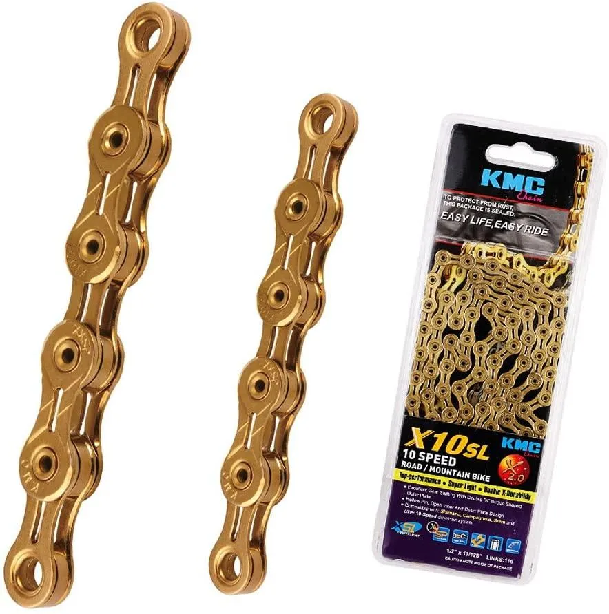 KMC 10 Speed Chain (Ti-N Gold)