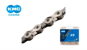 KMC X9 Speed Chain (Silver/Grey)