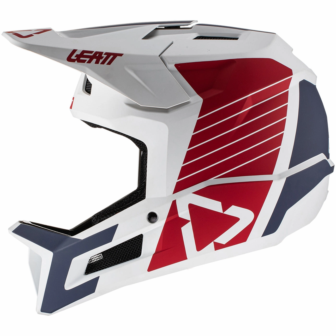 Leatt 1.0 Gravity kid helmet - White blue