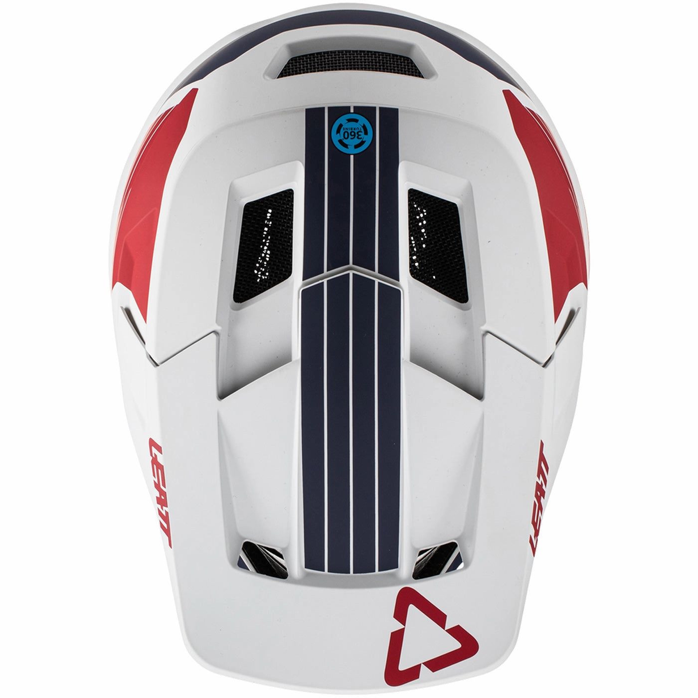 Leatt 1.0 Gravity kid helmet - White blue