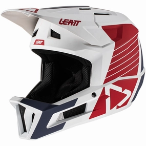 Leatt 1.0 Gravity kid helmet - White blue