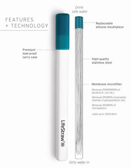 Lifestraw Sip with Carrying Cases - 3PK