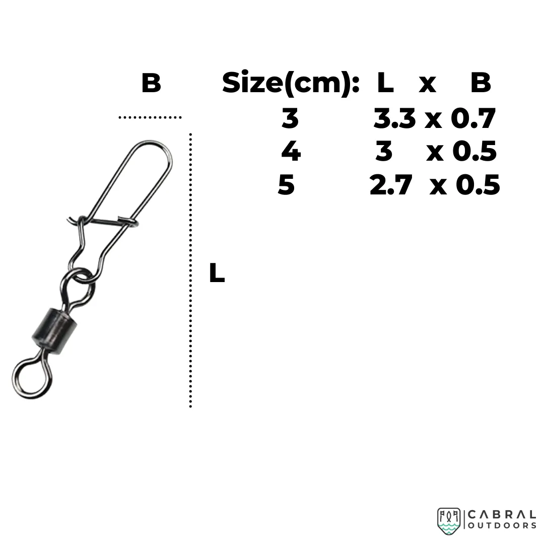 Lucana Rolling Swivel W/ Nice Snap | Size: 2 ,3, 4 and 5