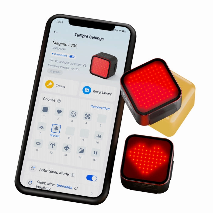 Magene L308 Rear Light - Saddle mount